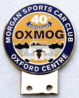 badge Morgan :MSCC Oxmog 40th anniversary badge Morgan :MSCC Oxmog 40th anniversary